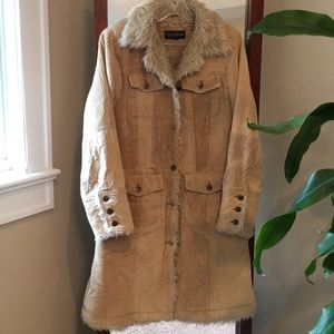 Steve Madden Camel color corduroy coat